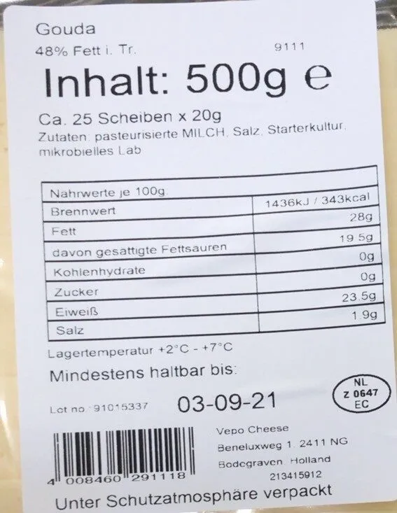 Vepo cheese