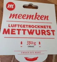 Luftgetrocknete Mettwurst