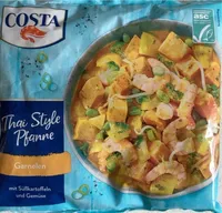 Thai Style Pfanne Garnelen