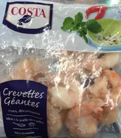 Crevettes géantes décortiquées