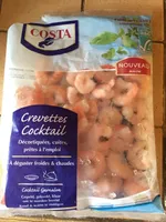 Crevettes cocktail décortiquées surgelés COSTA