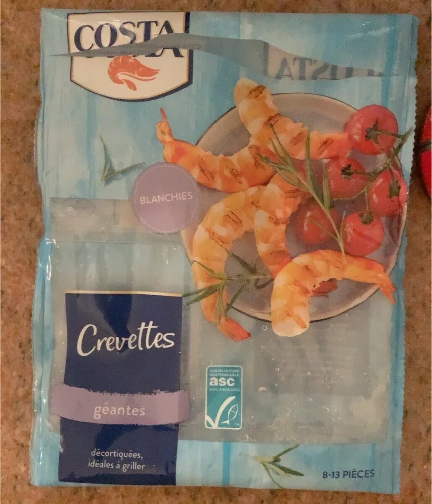 Crevettes géantes