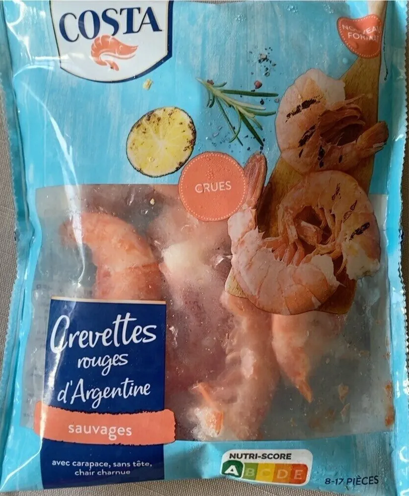 Crevettes rouges d’Argentine