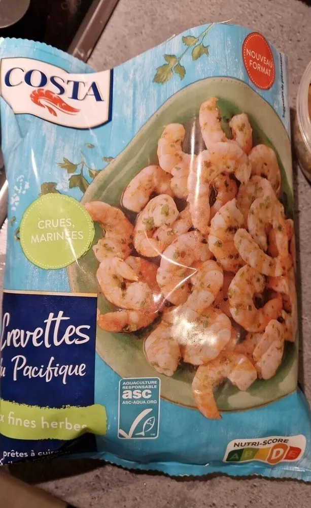 Crevette du pacifique aux fines herbes