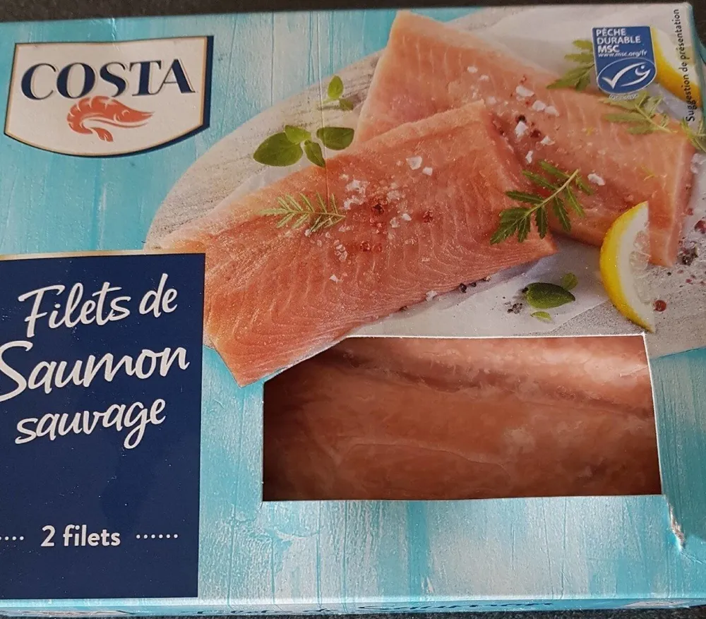Filets de saumon sauvage