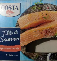 Filets de saumon légèrement fumés