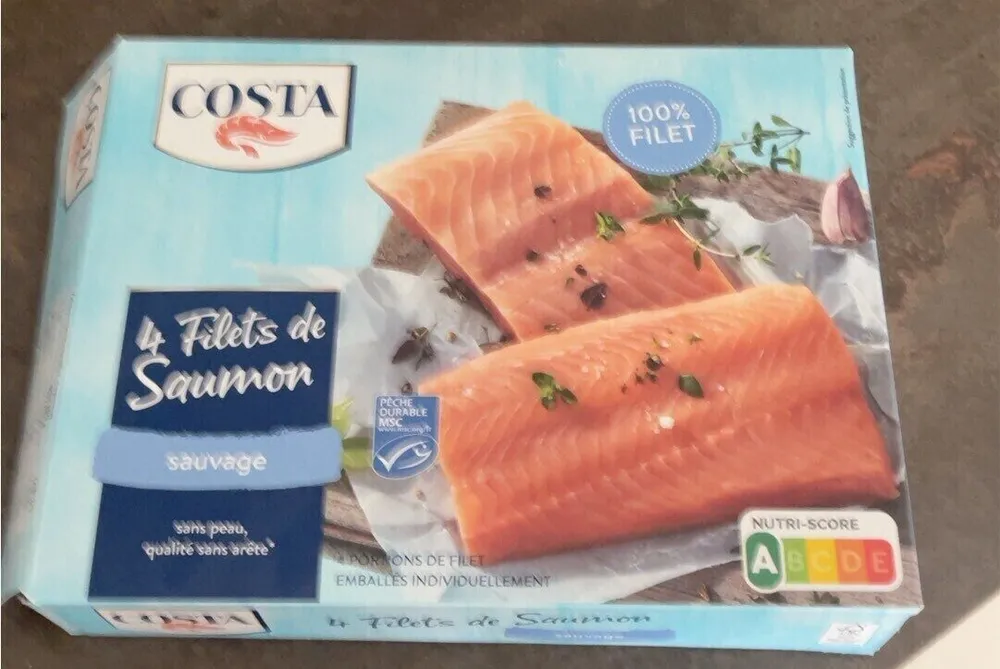 4 Filets de Saumon