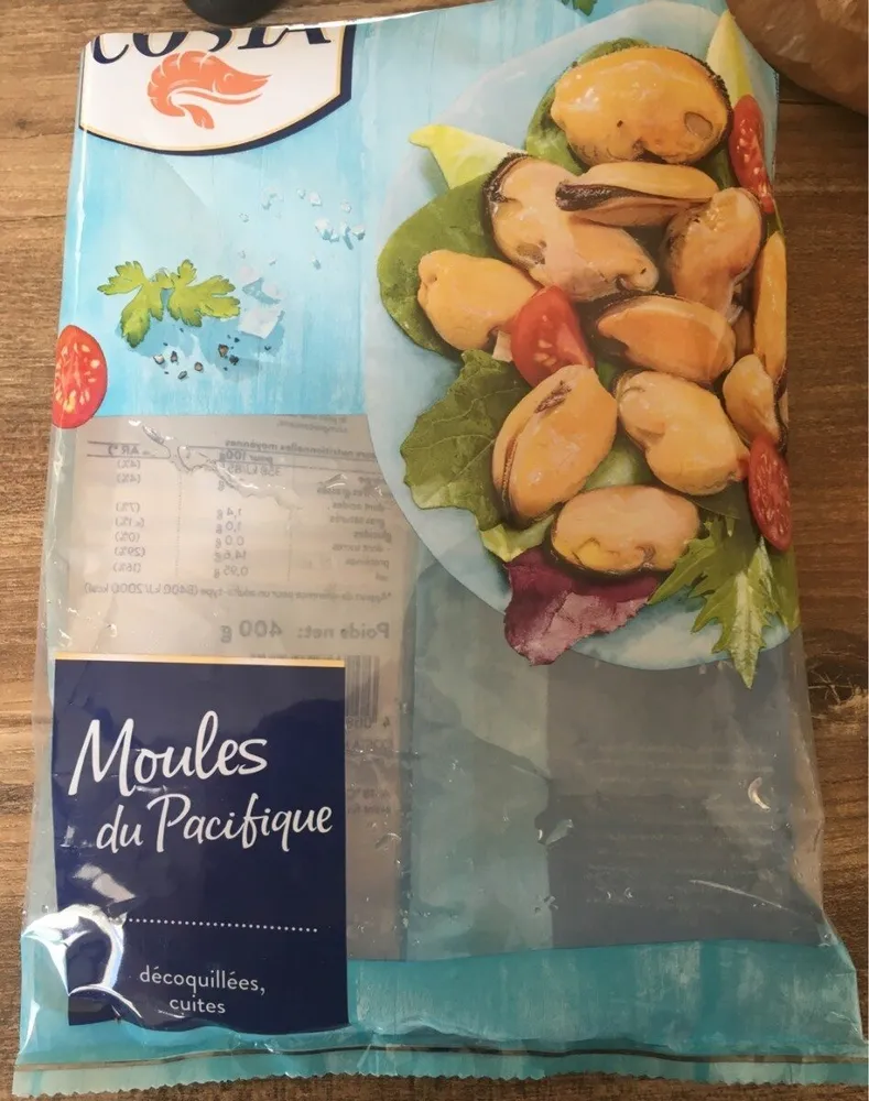 Moules du pacifique