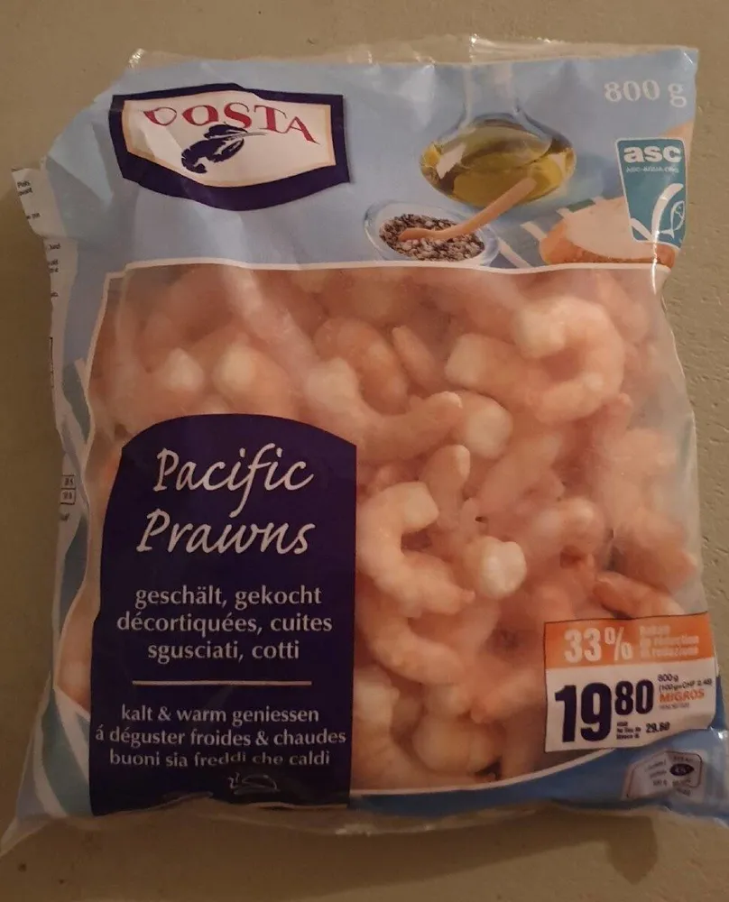 Pacific prawns