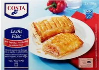 Filets de saumon avec fromage au paprika, en pâte feuilletée