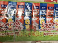 Sucettes au chocolat au lait