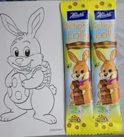 Sucette au chocolat au lait