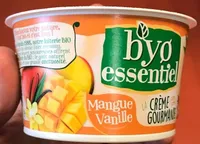 Crème gourmande mangue vanille