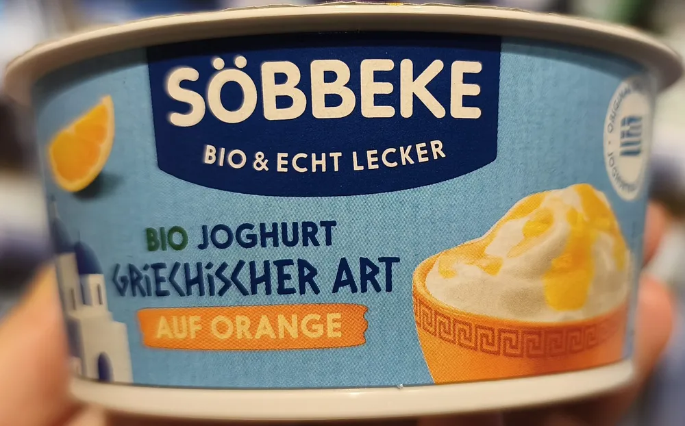 Griechischer Art Joghurt Orange