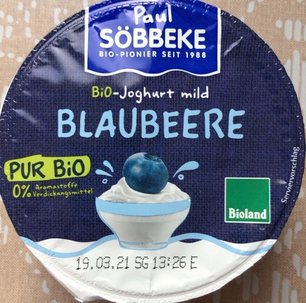 Blaubeere Joghurt
