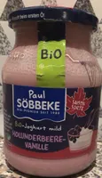 Bio Joghurt mild Holunderbeere - Vanille