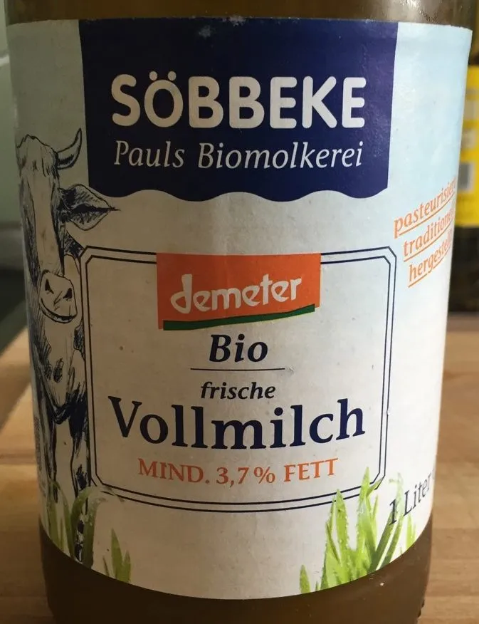 Bio frische Vollmilch