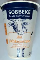 Bio Schlagsahne