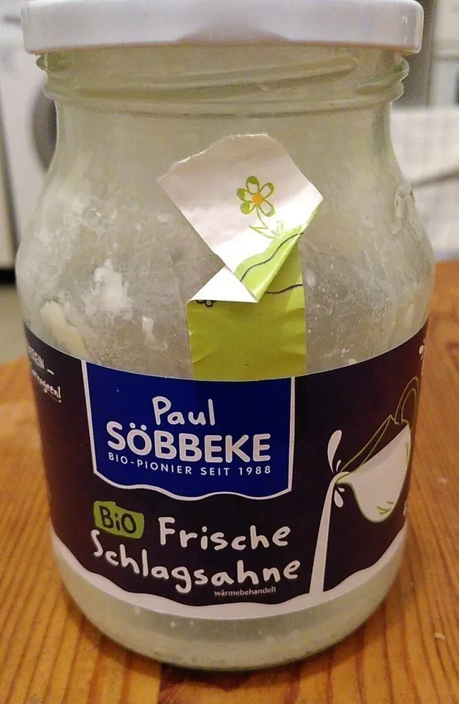 Frische Schlagsahne