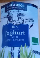 Bio Joghurt mild 3,8% Fett