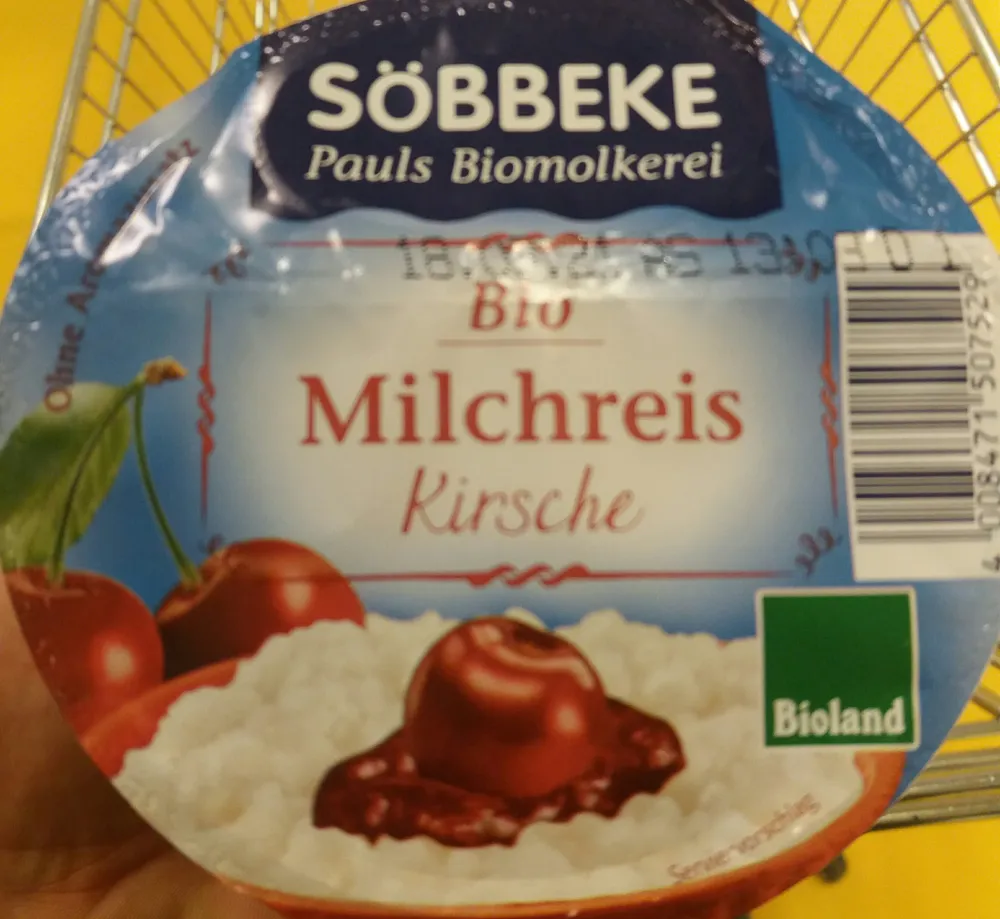 Milchreis Kirsche