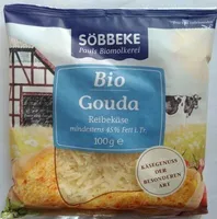Bio Gouda gerieben