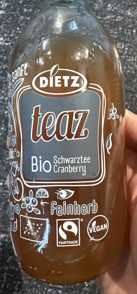 Teaz Bio Schwarzer Cranberry