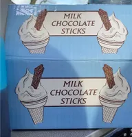 Milk chocolate sticks