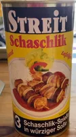 3 Schaschlik Spieße in würziger Soße Pikant