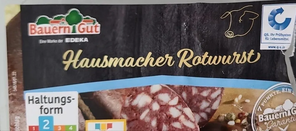 Hausmacher Rotwurst