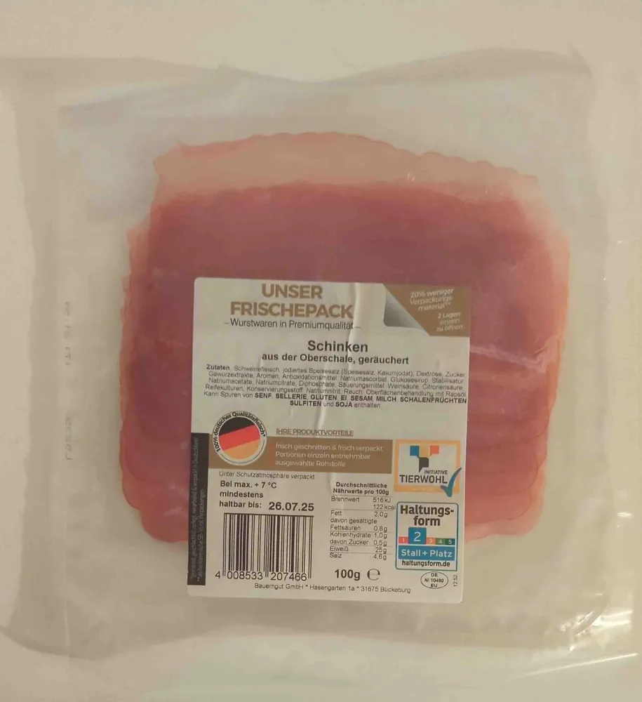 Schinkenaufschnitt