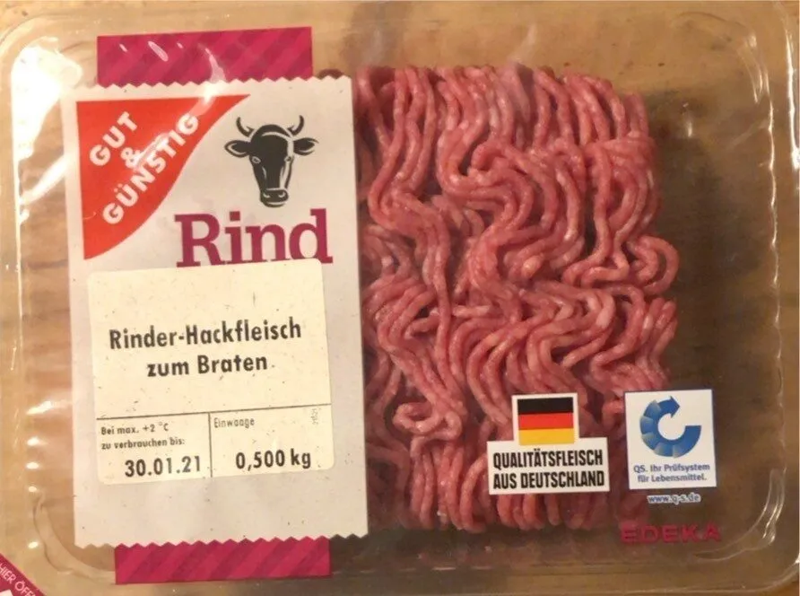 Rinder-Hackfleisch zum Braten