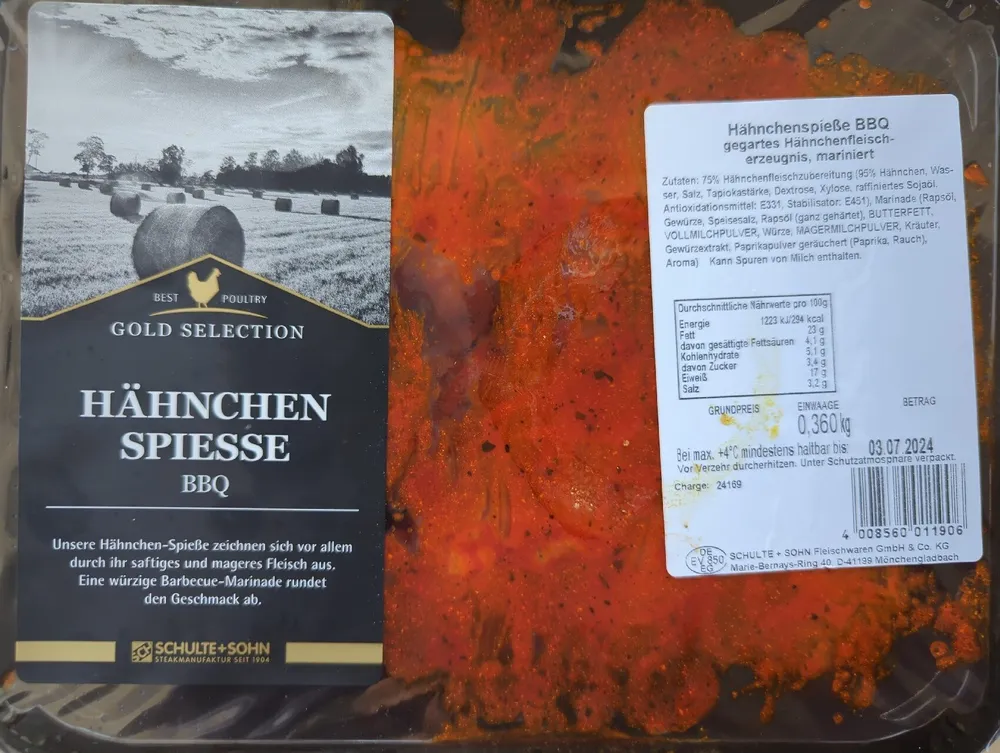Hähnchenspieße