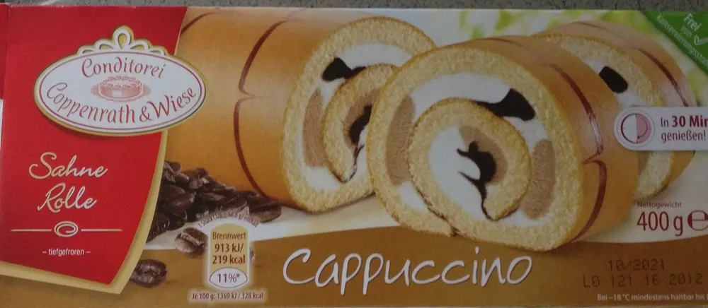 Sahne Rolle Cappuccino