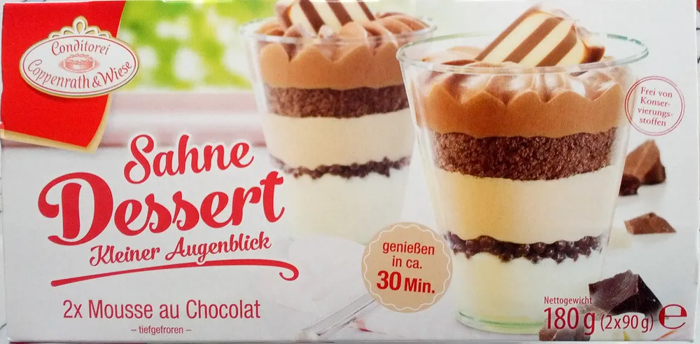 Dessert crème