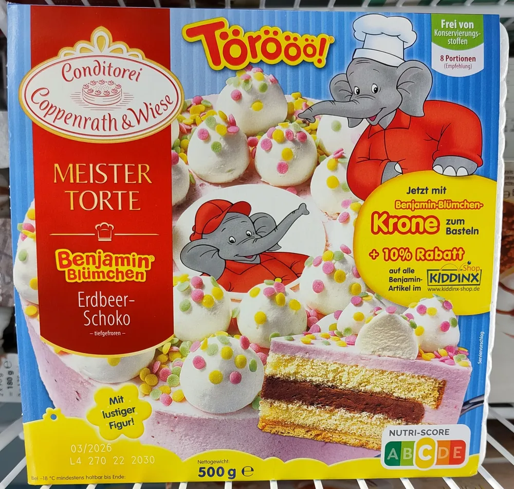 Meistertorte - Benjamin Blümchen Erdbeer-Schoko