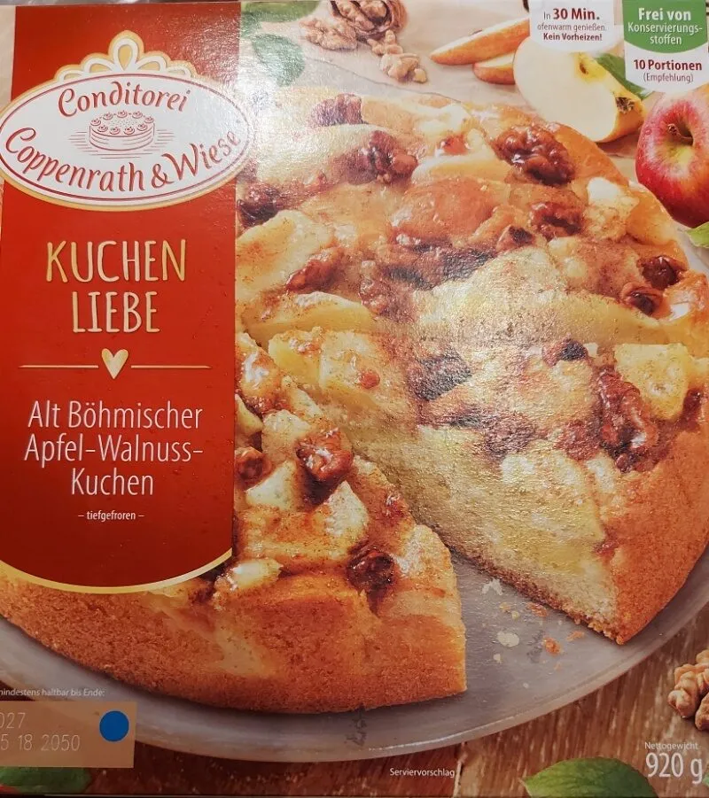 Altböhmischer Apfel-Walnuss-Kuchen