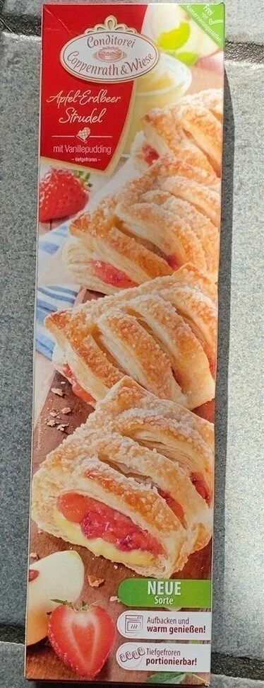 Apfel Erdbeer Strudel