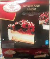 Summer fruit gateau