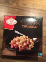 Rhubarb crumble