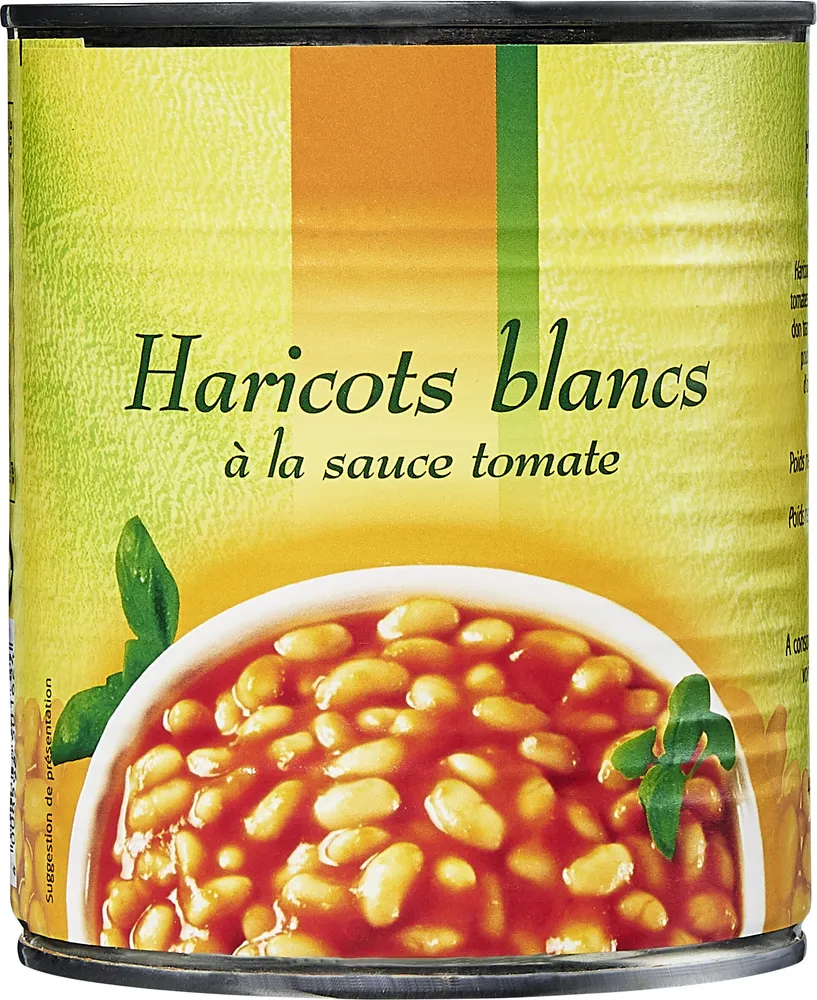 Haricots blancs à la sauce tomate