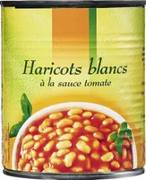 Haricots blancs à la sauce tomate