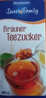 Brauner Teezucker