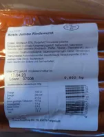 Sosis Jumbo Rindswurst