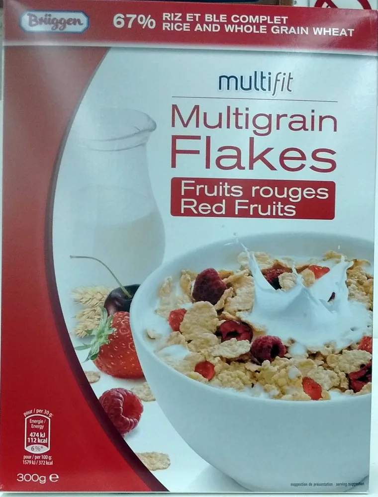 Multifit - Multigrain Flakes Fruits rouges