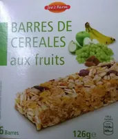 Barres de céréales aux fruits