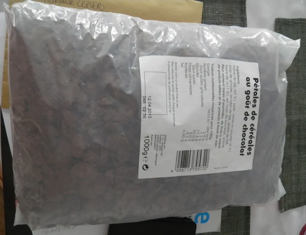 Pétales de Céréales au Goût de Chocolat