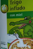 Trigo inflado con miel