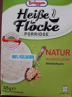 Heiße Flocken Porridge