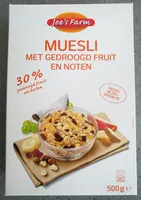Muesli aux fruits secs